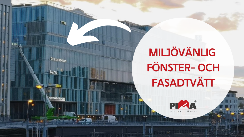 miljövänlig fönster- och fasadtvätt 